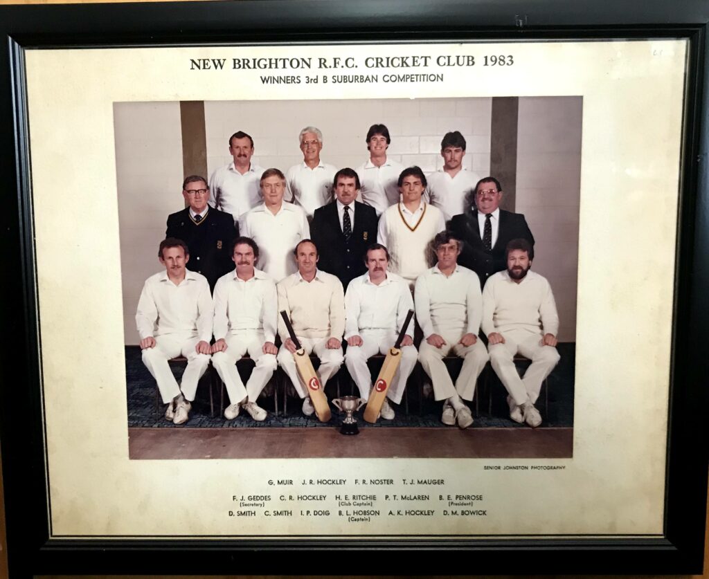 N.B.R.F.C. Cricket Club 1983 sports photo